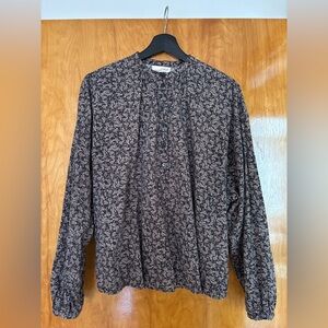 Universal Thread Brown Floral Tunic